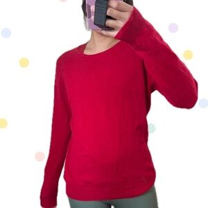 Charter Club Vibrant Red Crew Neck Sweater
